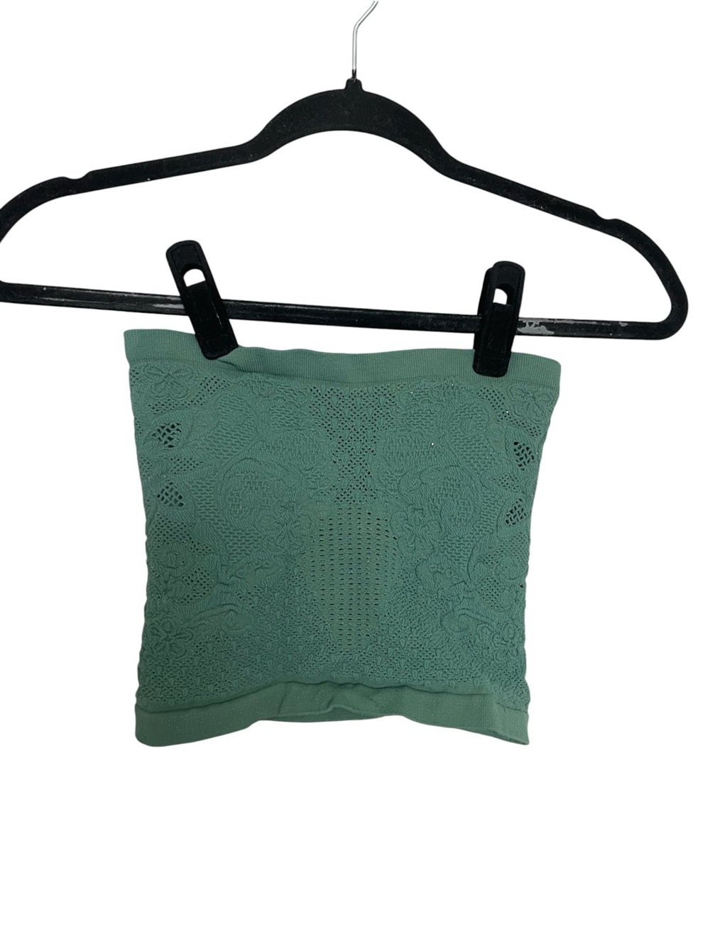 Free People Green Crochet Tube Top